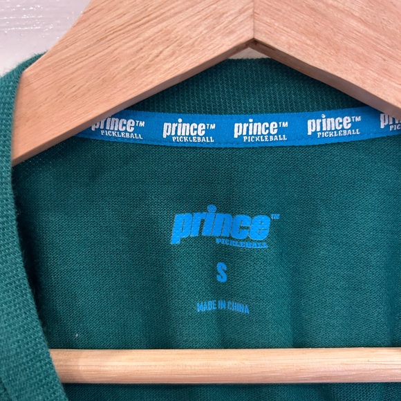 Prince pickleball green cropped t-shirt polo material size S - Picture 5 of 6